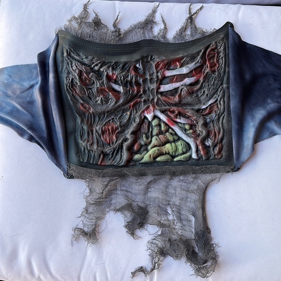 Zombie dress with waist tie, polyester stretch and comfortable! - Picture 10 of 12